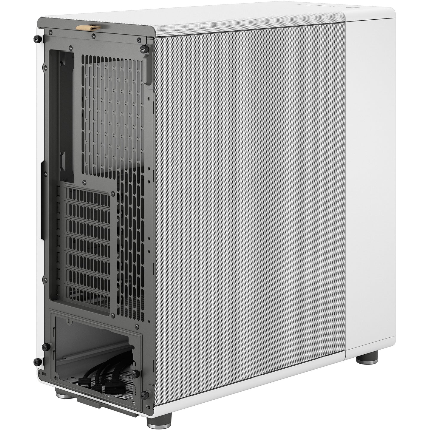 Midi Fractal Design North Chalk White Window Mesh