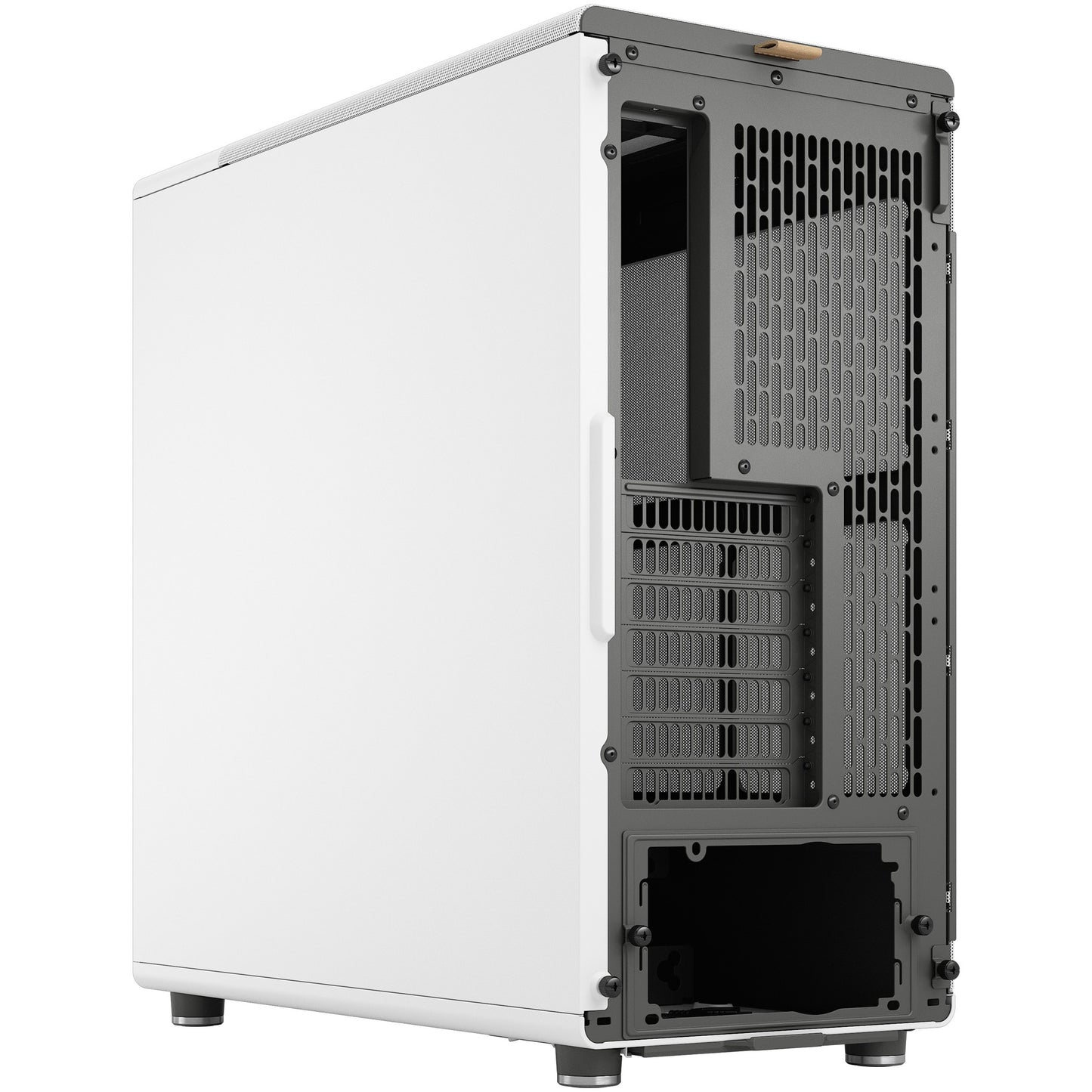 Midi Fractal Design North Chalk White Window Mesh