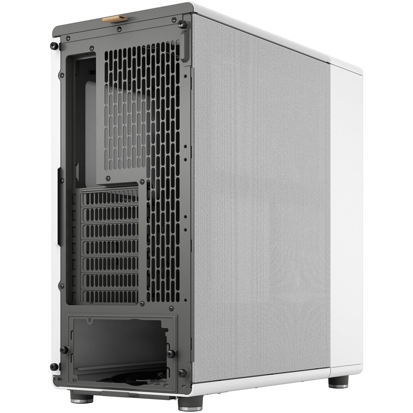 Midi Fractal Design North Chalk White Window Mesh