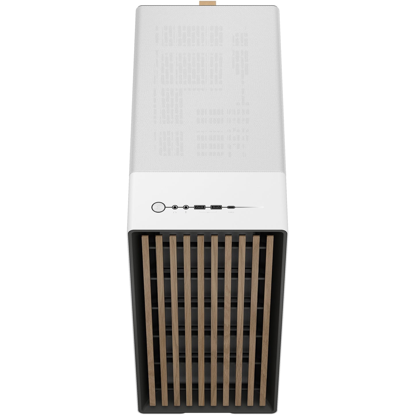 Midi Fractal Design North Chalk White Window Mesh