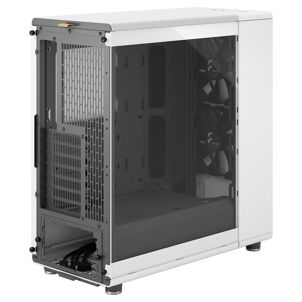 Midi Fractal Design North Chalk White Window Clear
