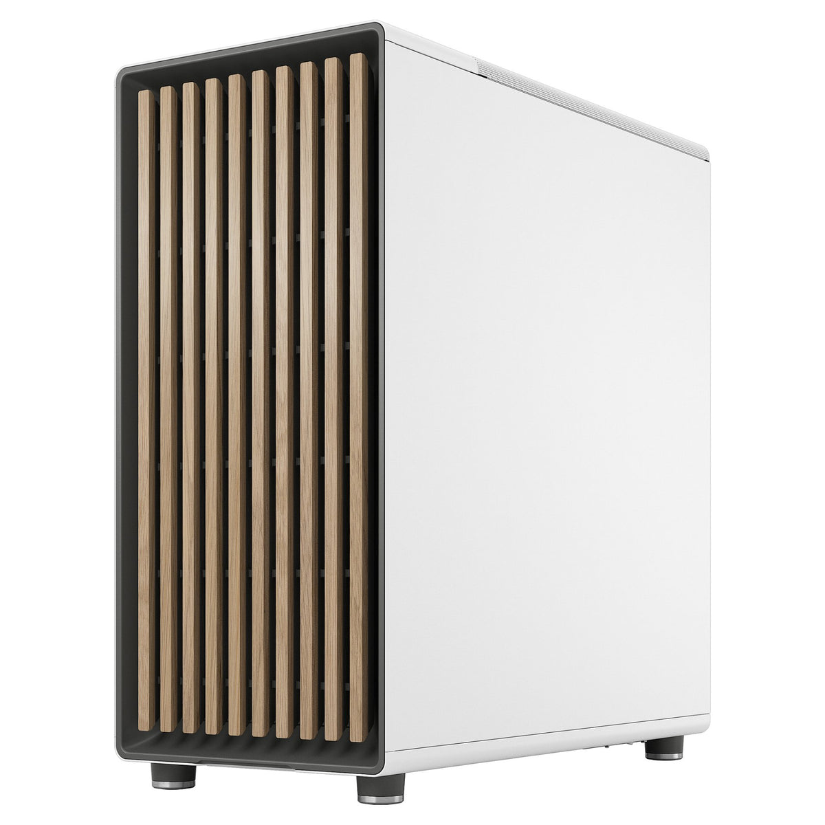 Midi Fractal Design North Chalk White Window Clear
