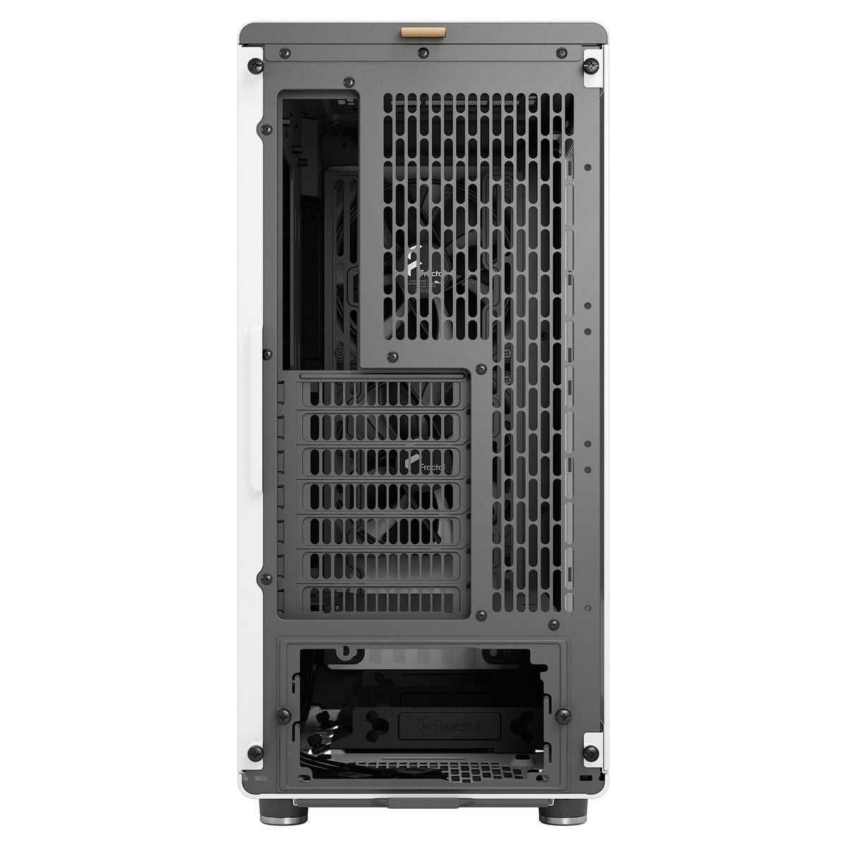 Midi Fractal Design North Chalk White Window Clear