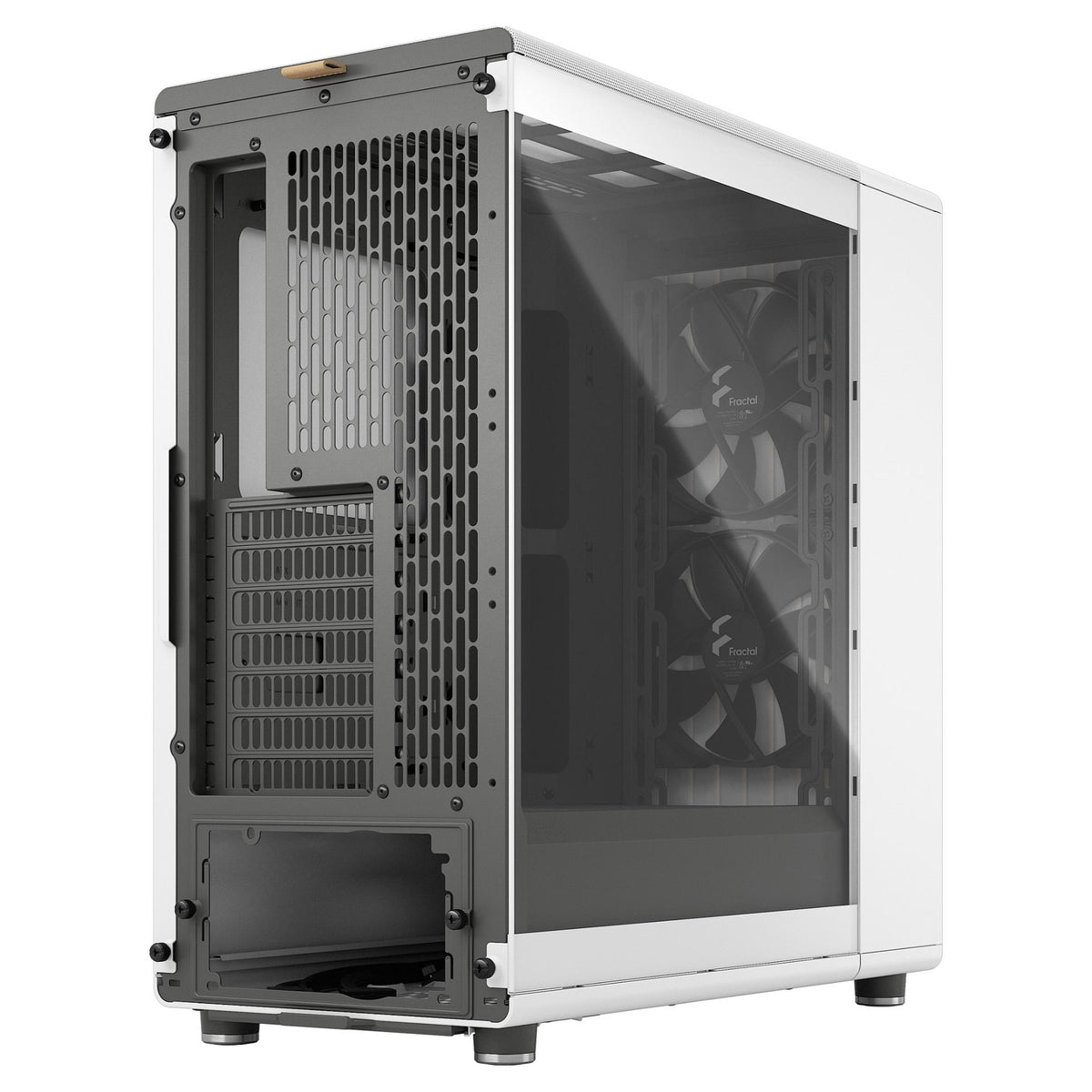 Midi Fractal Design North Chalk White Window Clear