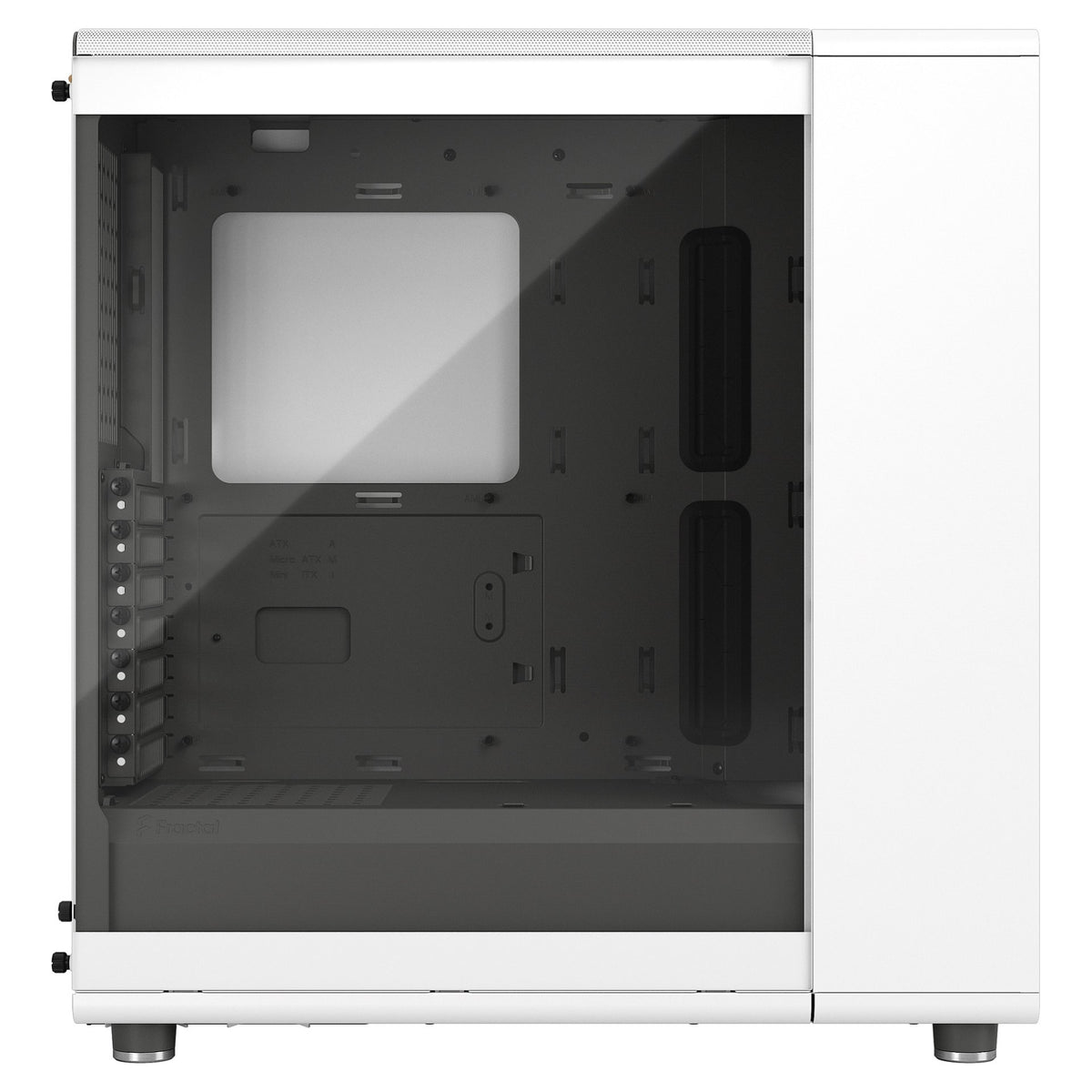 Midi Fractal Design North Chalk White Window Clear