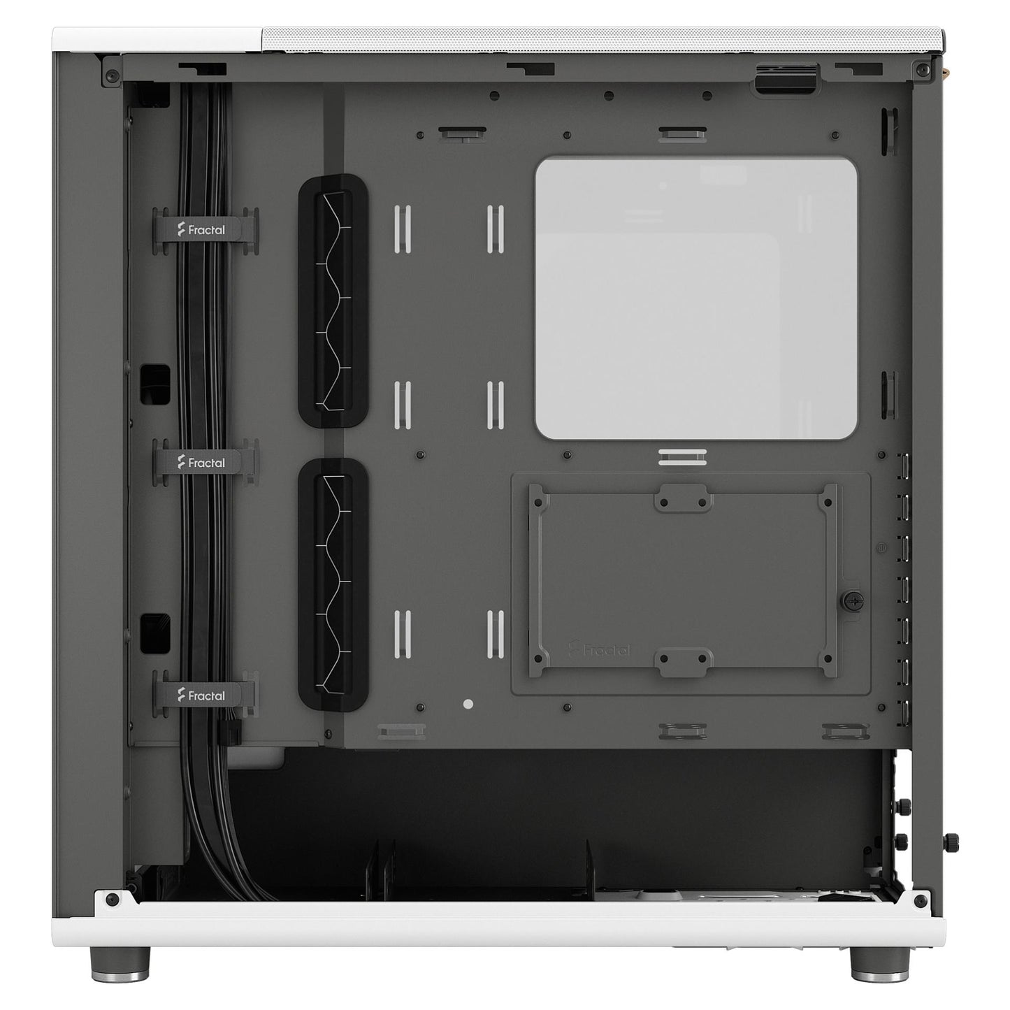 Midi Fractal Design North Chalk White Window Clear
