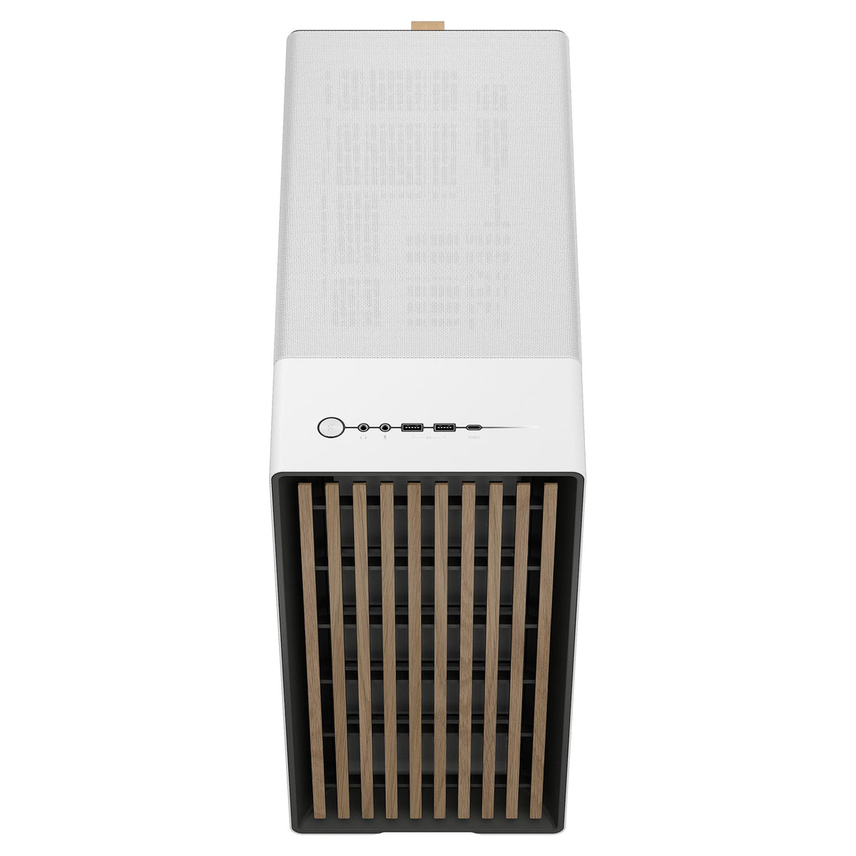 Midi Fractal Design North Chalk White Window Clear