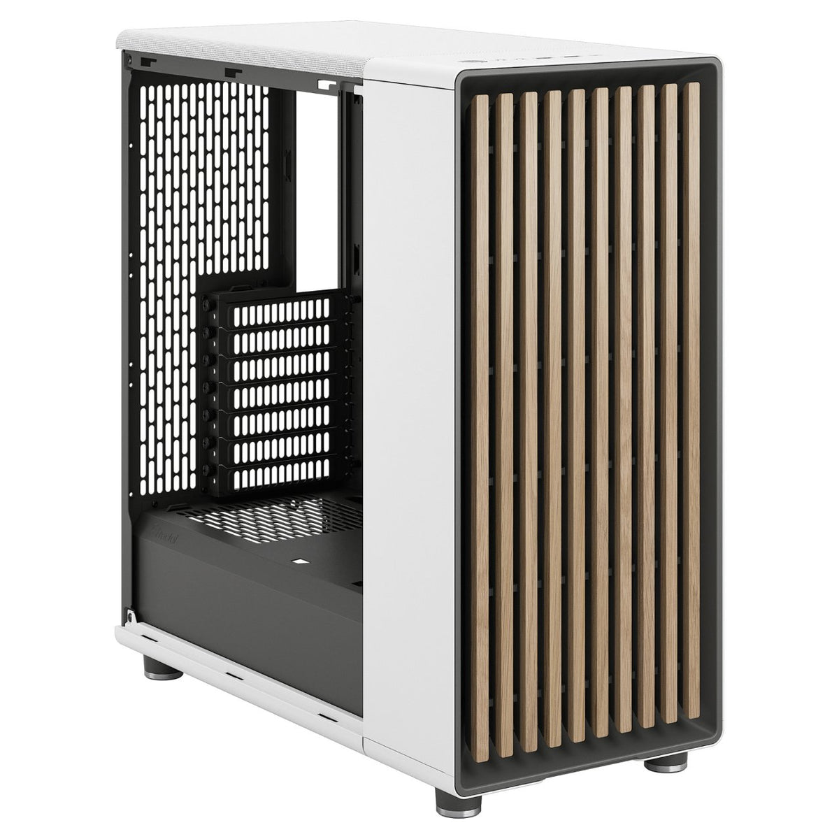 Midi Fractal Design North Chalk White Window Clear