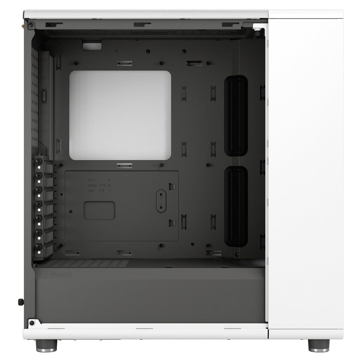 Midi Fractal Design North Chalk White Window Clear