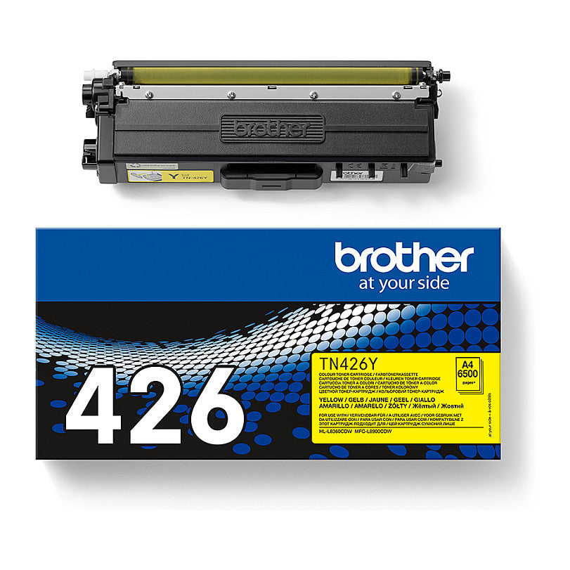 Brother Toner TN-426Y Gelb bis zu 6.500 Seiten nach ISO 19798