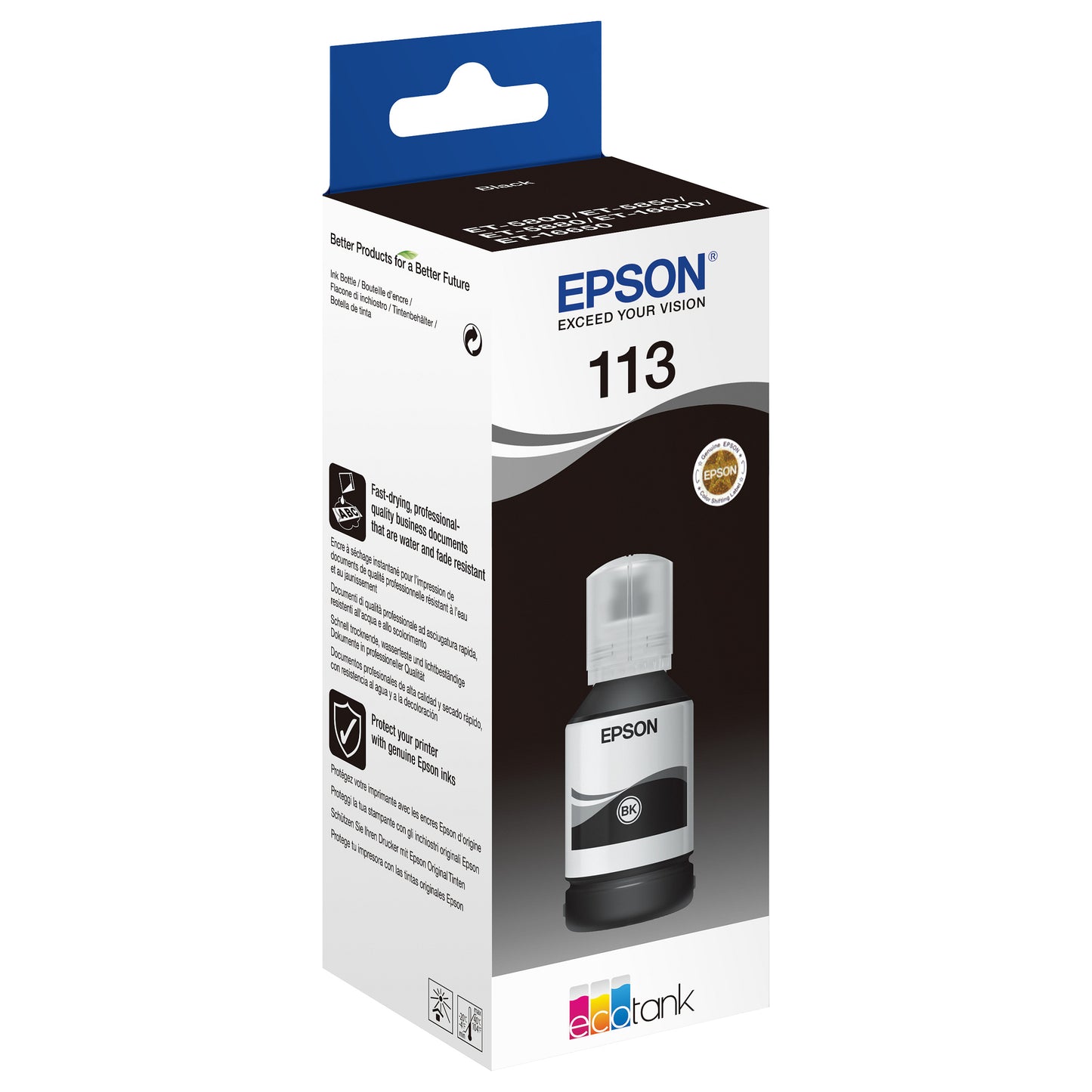 Epson Tinte 113 C13T06B140 Pigment-Schwarz