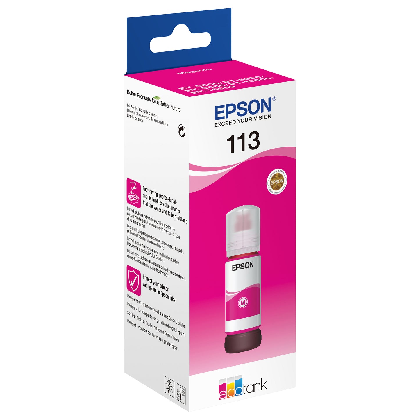 Epson Tinte 113 C13T06B340 Pigment-Magenta bis zu 6.000 Seiten