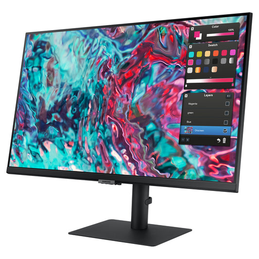 68,6cm/27'' (3840x2160) Samsung ViewFinity S8 S27B800TGU 16:9 5ms IPS HDMI 2xThunderbolt4 VESA Pivot 4K Black