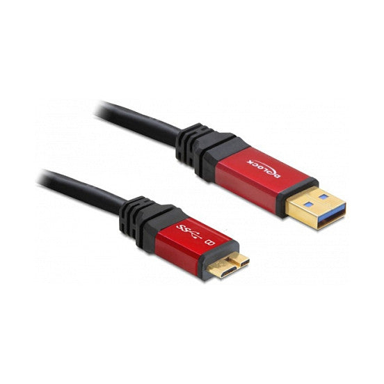 USB-A > MicroUSB-B (ST-ST) 2m DeLOCK Black