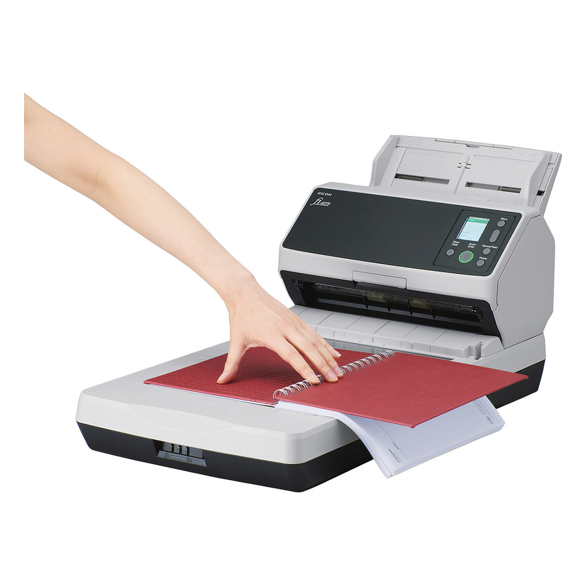 Ricoh Dokumentenscanner fi-8270 70 S./Min inkl. Flachbetteinheit ADF Duplex USB 3.2 LAN