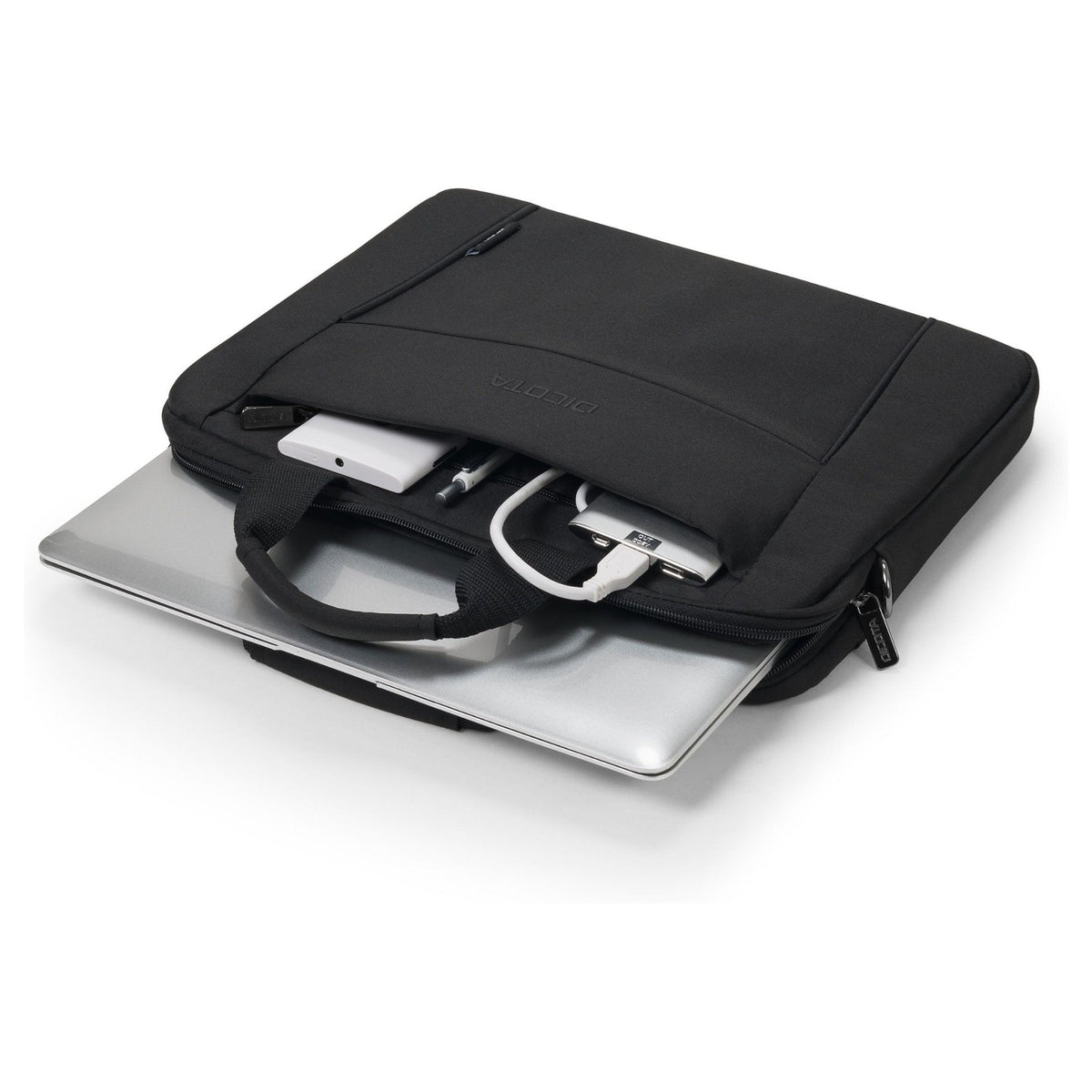 Dicota Laptop Tasche Slim Eco BASE bis 35,8 cm 14.1" Schwarz inkl. Schultergurt