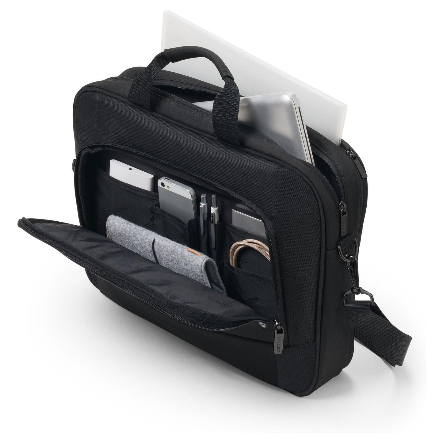 Dicota Laptop Eco Top Traveller BASE bis 35,8 cm 14.1" Schwarz inkl. Schultergurt
