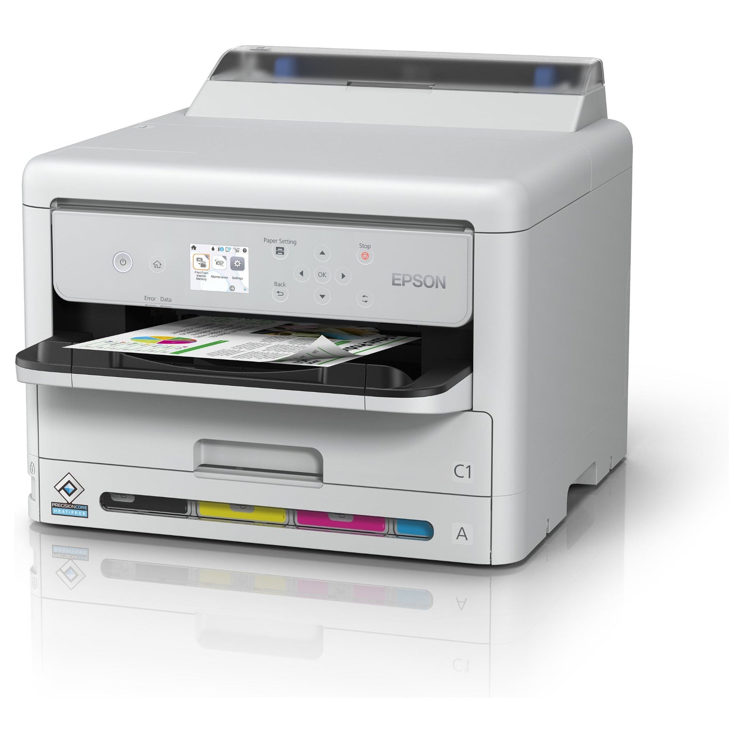 Epson WorkForce Pro WF-C5390DW Tintenstrahldrucker A4 LAN WLAN WiFi Direct Duplex