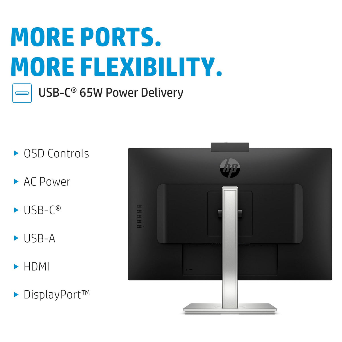 68,6cm/27'' (2560x1440) HP E27M G4 16:9 5ms USB HDMI DP Speaker QHD Black