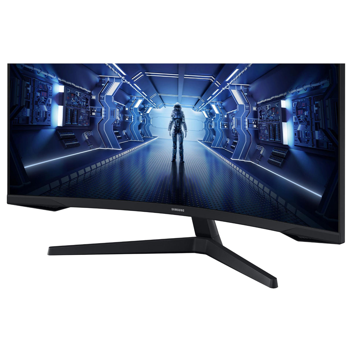 86cm/34'' (3440x1440) Samsung Odyssey C34G55TWWP Curved 21:9 1ms 144Hz HDMI DisplayPort VESA Ultra WQHD Black
