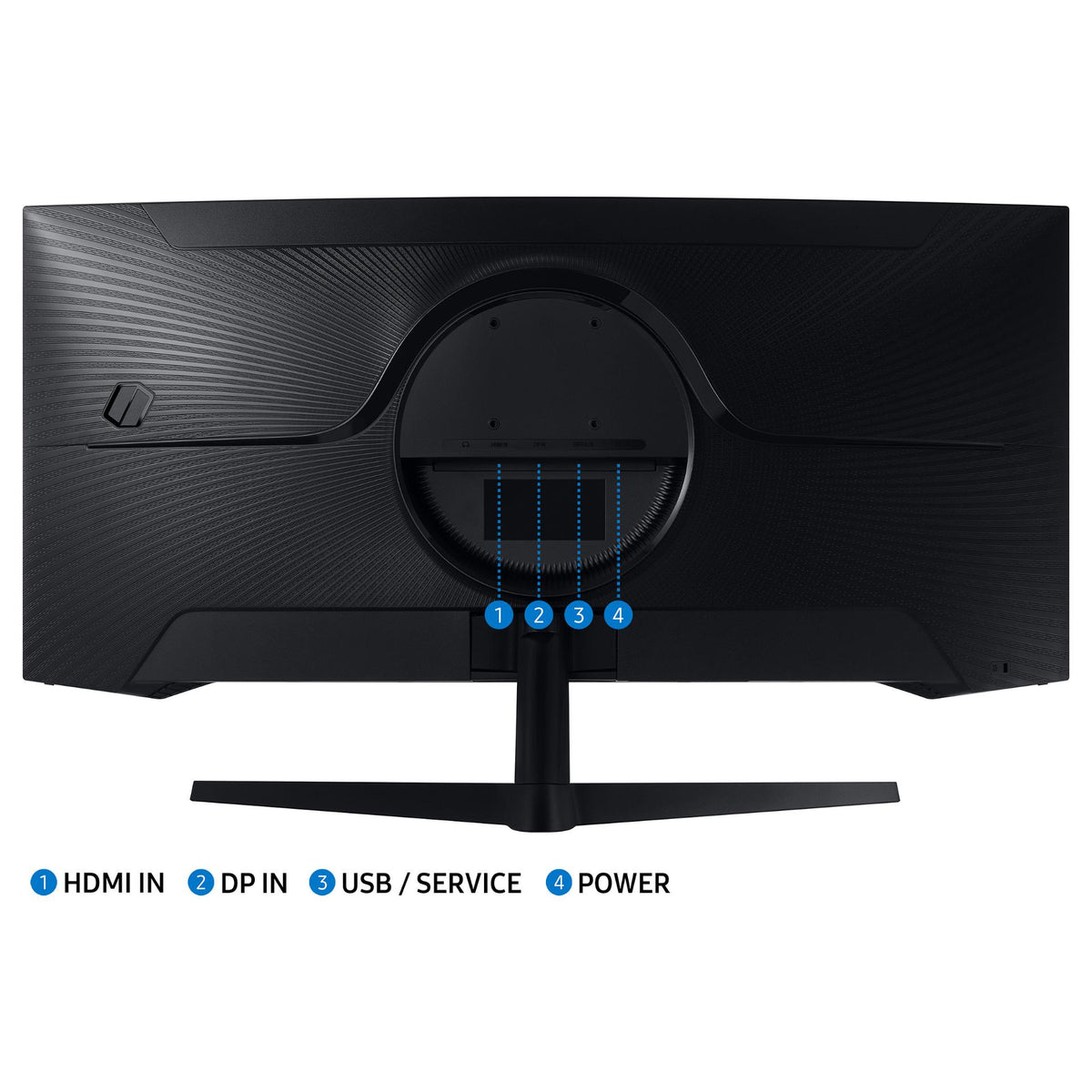 86cm/34'' (3440x1440) Samsung Odyssey C34G55TWWP Curved 21:9 1ms 144Hz HDMI DisplayPort VESA Ultra WQHD Black