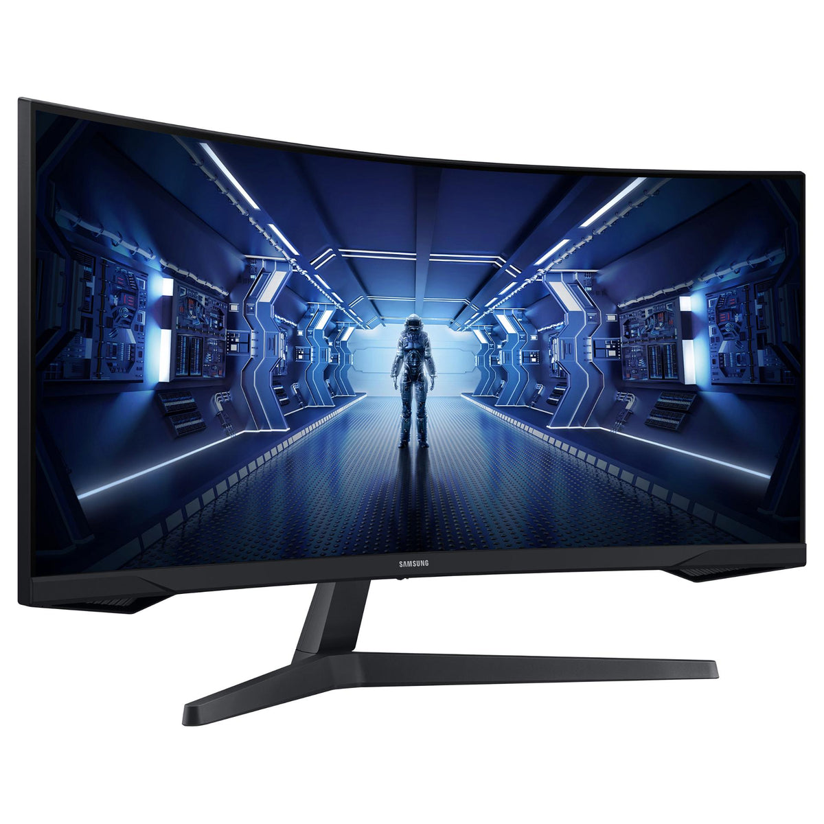 86cm/34'' (3440x1440) Samsung Odyssey C34G55TWWP Curved 21:9 1ms 144Hz HDMI DisplayPort VESA Ultra WQHD Black