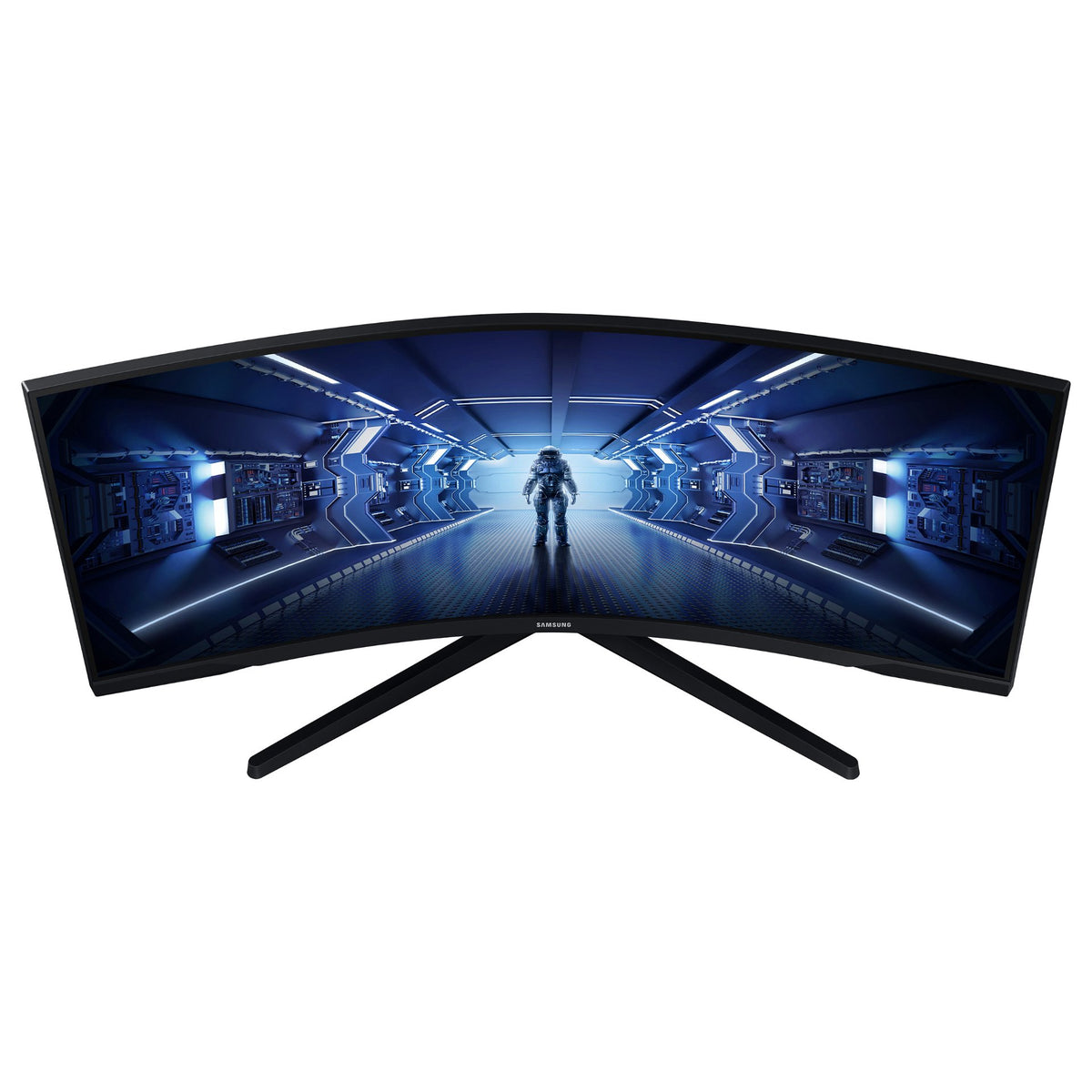 86cm/34'' (3440x1440) Samsung Odyssey C34G55TWWP Curved 21:9 1ms 144Hz HDMI DisplayPort VESA Ultra WQHD Black