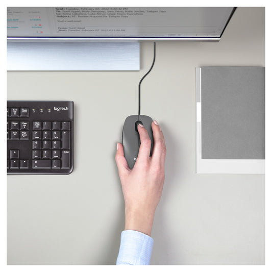 Logitech M100 black USB
