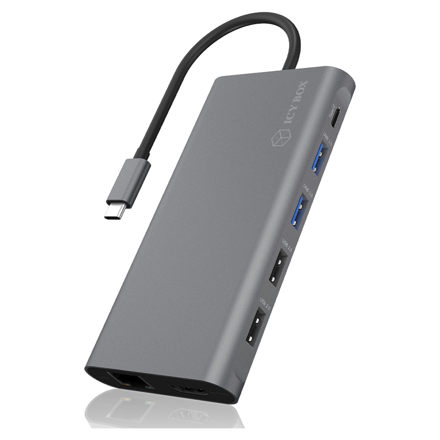 ICY BOX IB-DK4050-CPD USB-C 12-in-1 PD 100W DockingStation