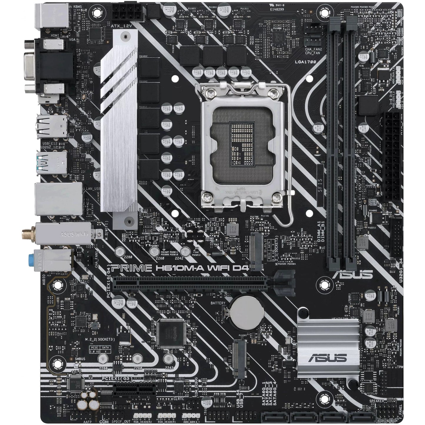 1700 ASUS PRIME H610M-A WIFI DDR4