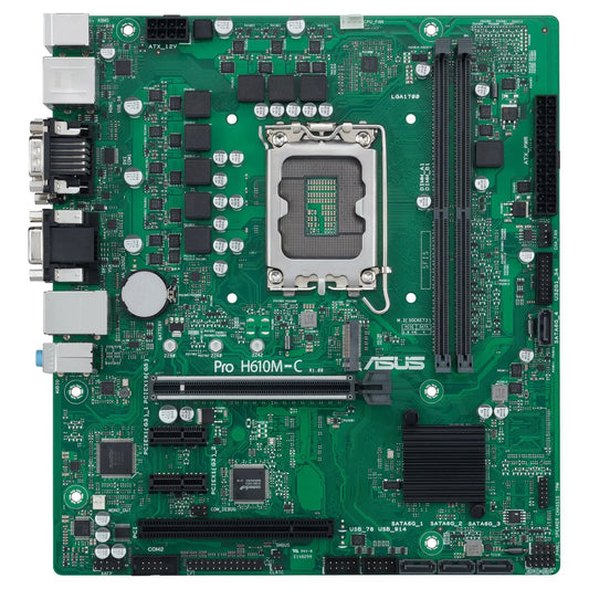 ASUS PRO H610M-C-CSM S1700/DDR5/DP-HDMI-DVI-VGA/PCI/24-7