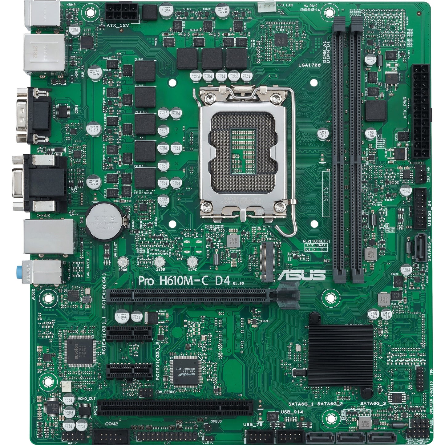 1700 ASUS PRO H610M-C-CSM DDR4