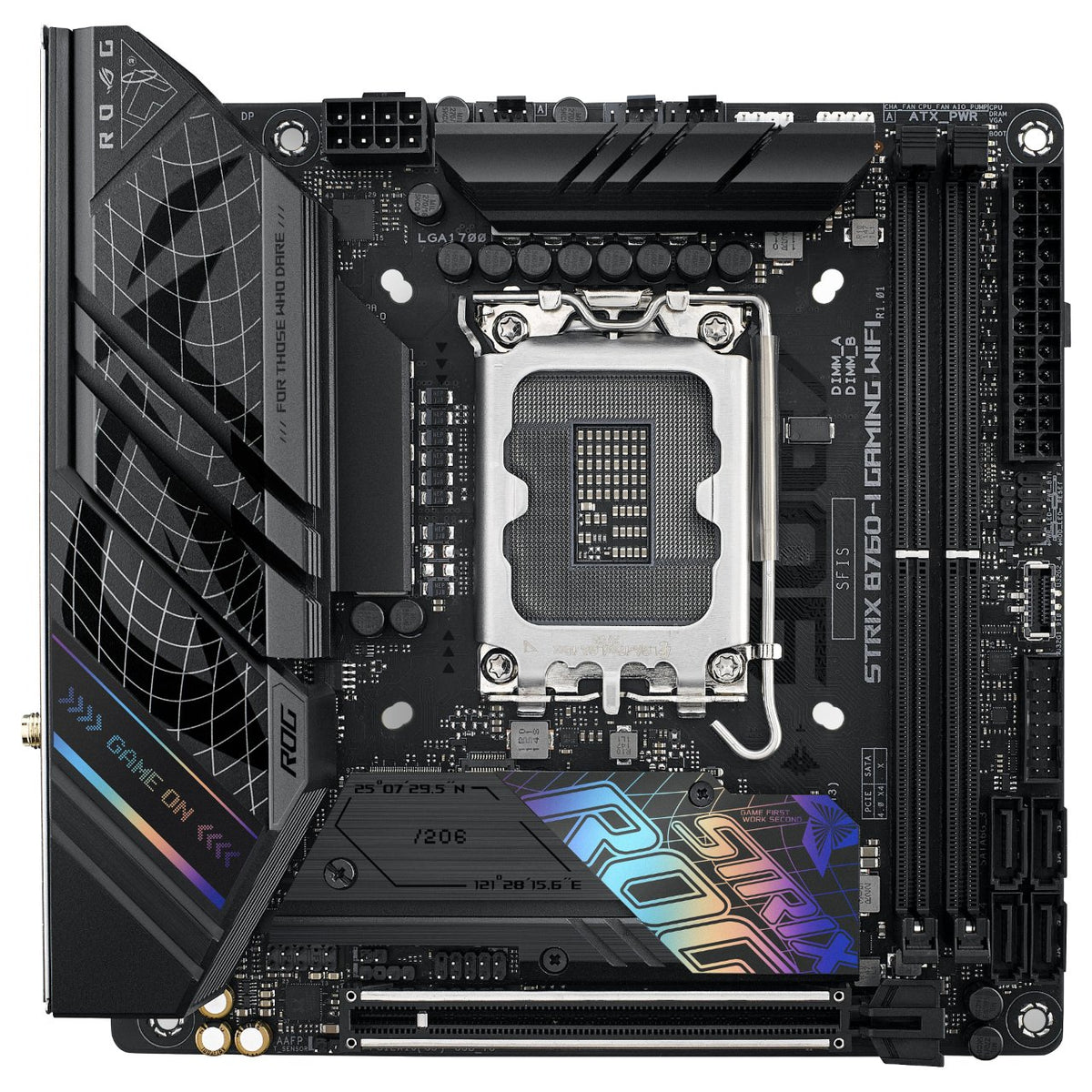 1700 ASUS MB ASUS ROG STRIX B760-I GAMING WIFI DDR5 ITX
