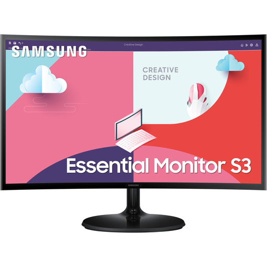 61cm/24'' (1920x1080) Samsung S24C364EAU Essential Curved 16:9 4ms HDMI VGA Full HD Black