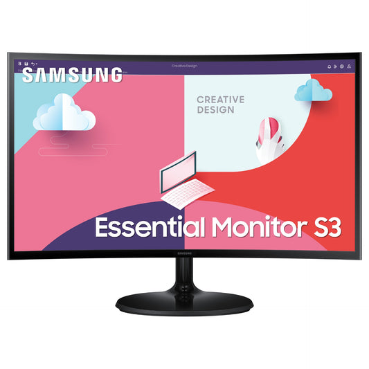 61cm/24'' (1920x1080) Samsung S24C364EAU Essential Curved 16:9 4ms HDMI VGA Full HD Black