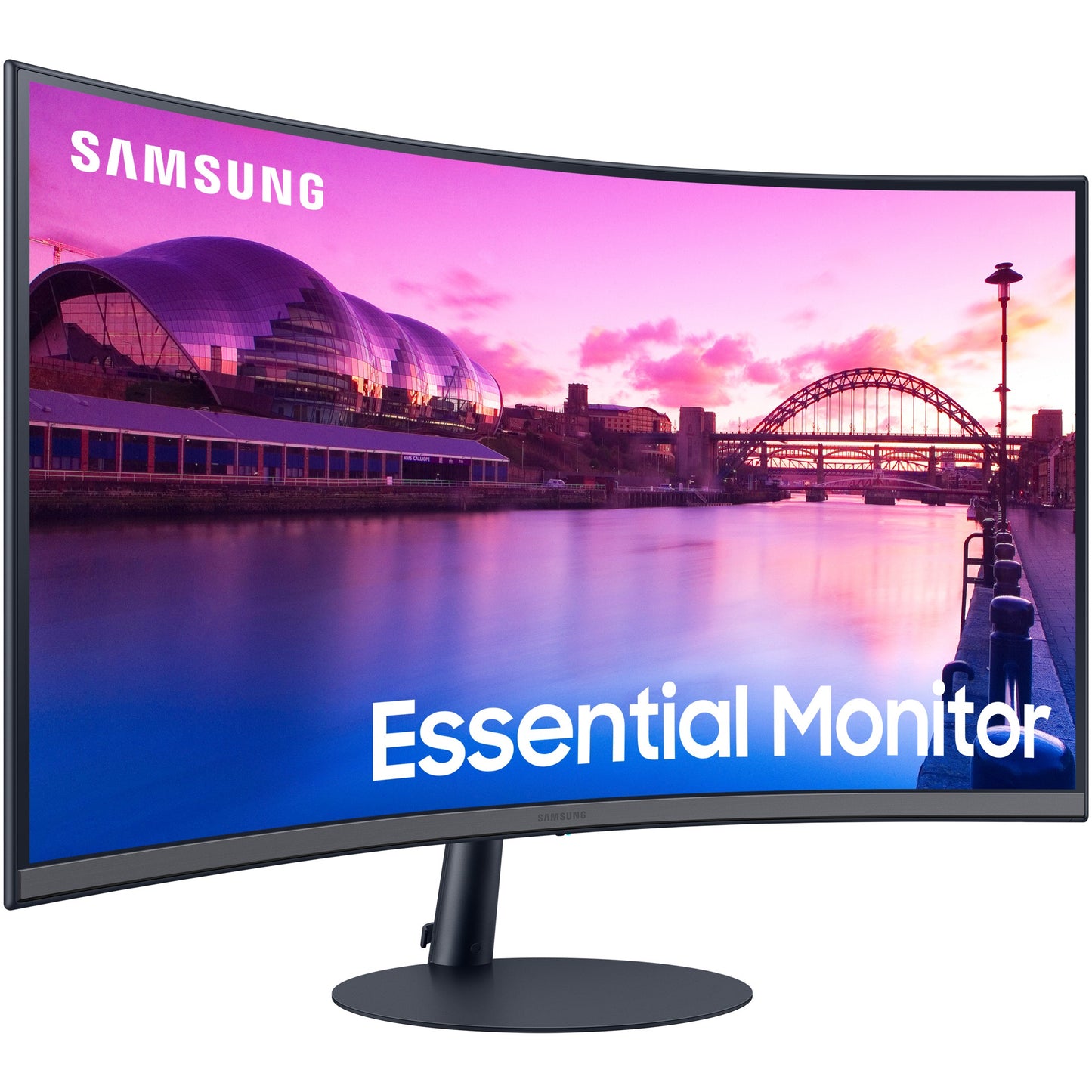 68cm/27'' (1920x1080) Samsung S27C390EAU 4ms 16:9 2xHDMI DisplayPort Lautsprecher Full HD Schwarz Dunkelblau/Grau