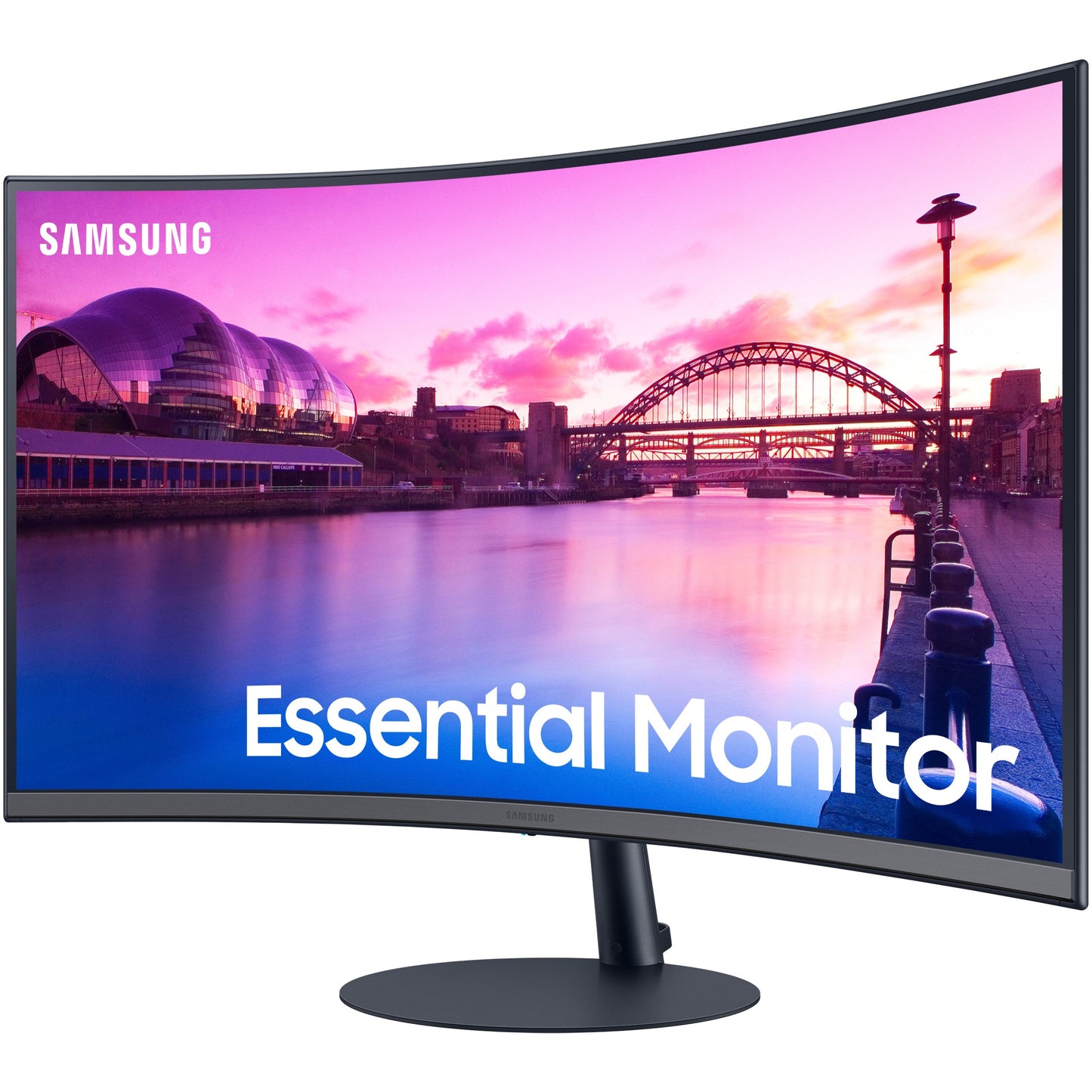 68cm/27'' (1920x1080) Samsung S27C390EAU 4ms 16:9 2xHDMI DisplayPort Lautsprecher Full HD Schwarz Dunkelblau/Grau