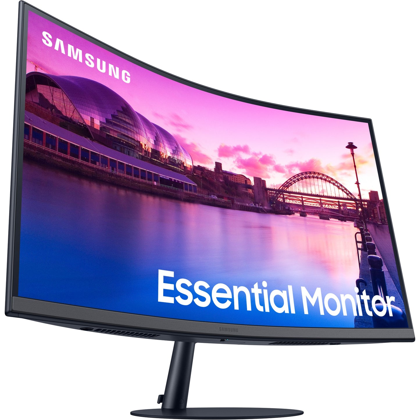68cm/27'' (1920x1080) Samsung S27C390EAU 4ms 16:9 2xHDMI DisplayPort Lautsprecher Full HD Schwarz Dunkelblau/Grau