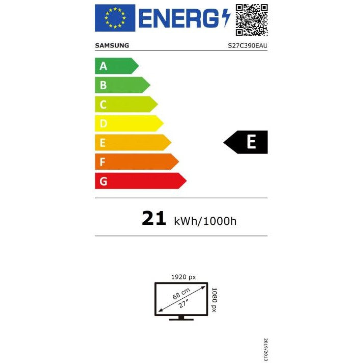 68cm/27'' (1920x1080) Samsung S27C390EAU 4ms 16:9 2xHDMI DisplayPort Lautsprecher Full HD Schwarz Dunkelblau/Grau