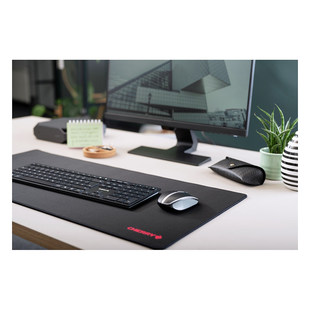 Cherry KW 9100 Slim - Tastatur Wireless Black QWERTZ DE