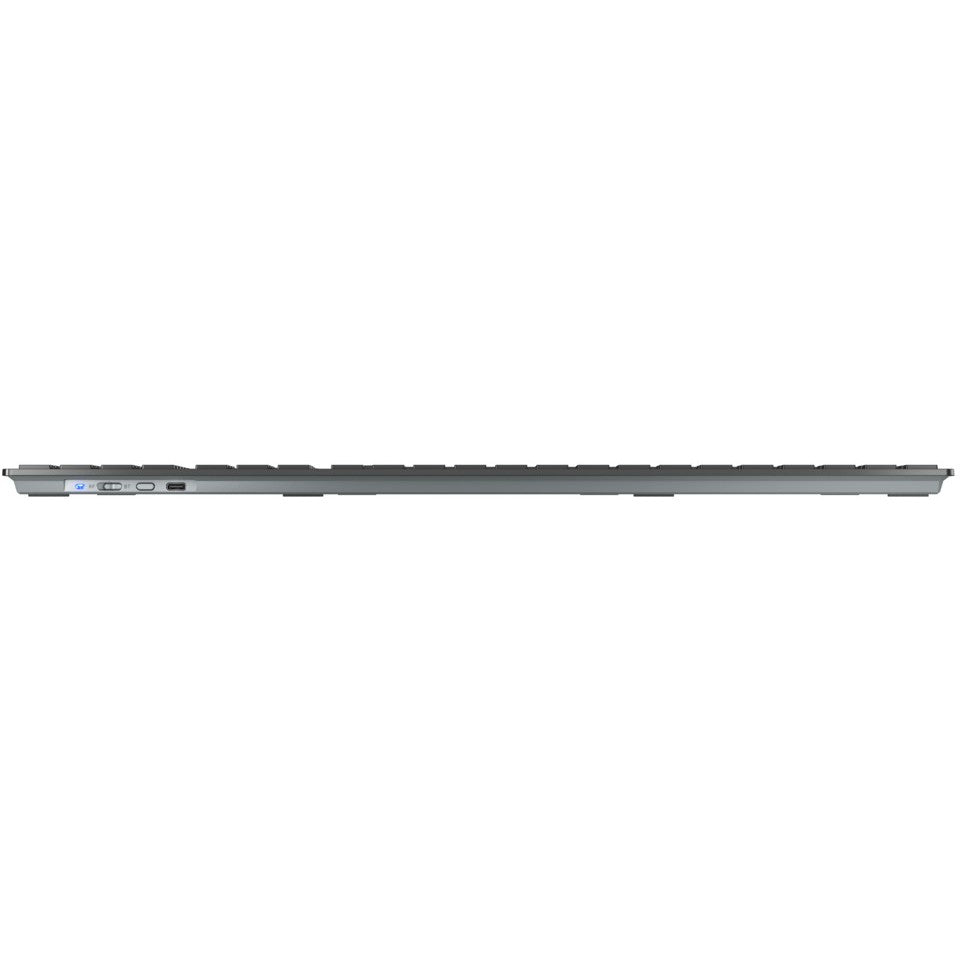 Cherry KW 9100 SLIM - Tastatur kabellos silber QWERTZ DE