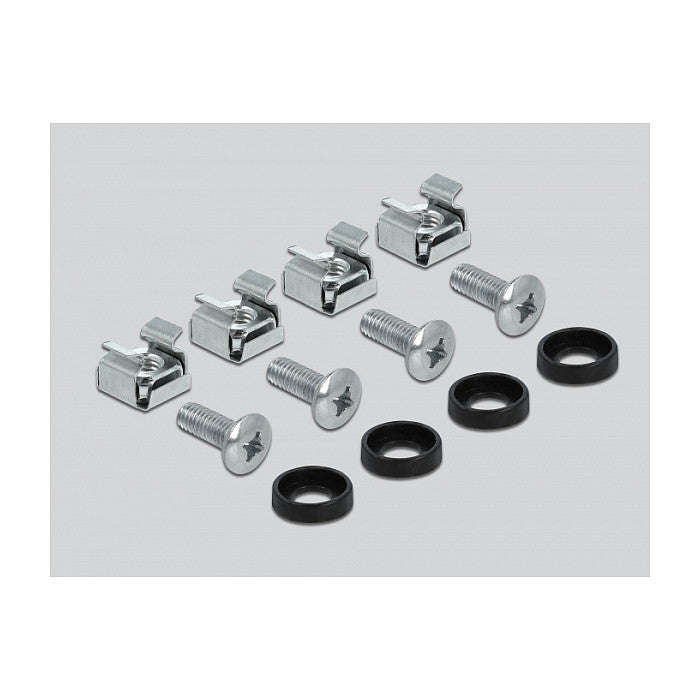 Delock Monitorarm - Rack montierbar - Schwarz - 4U - 48.3 cm