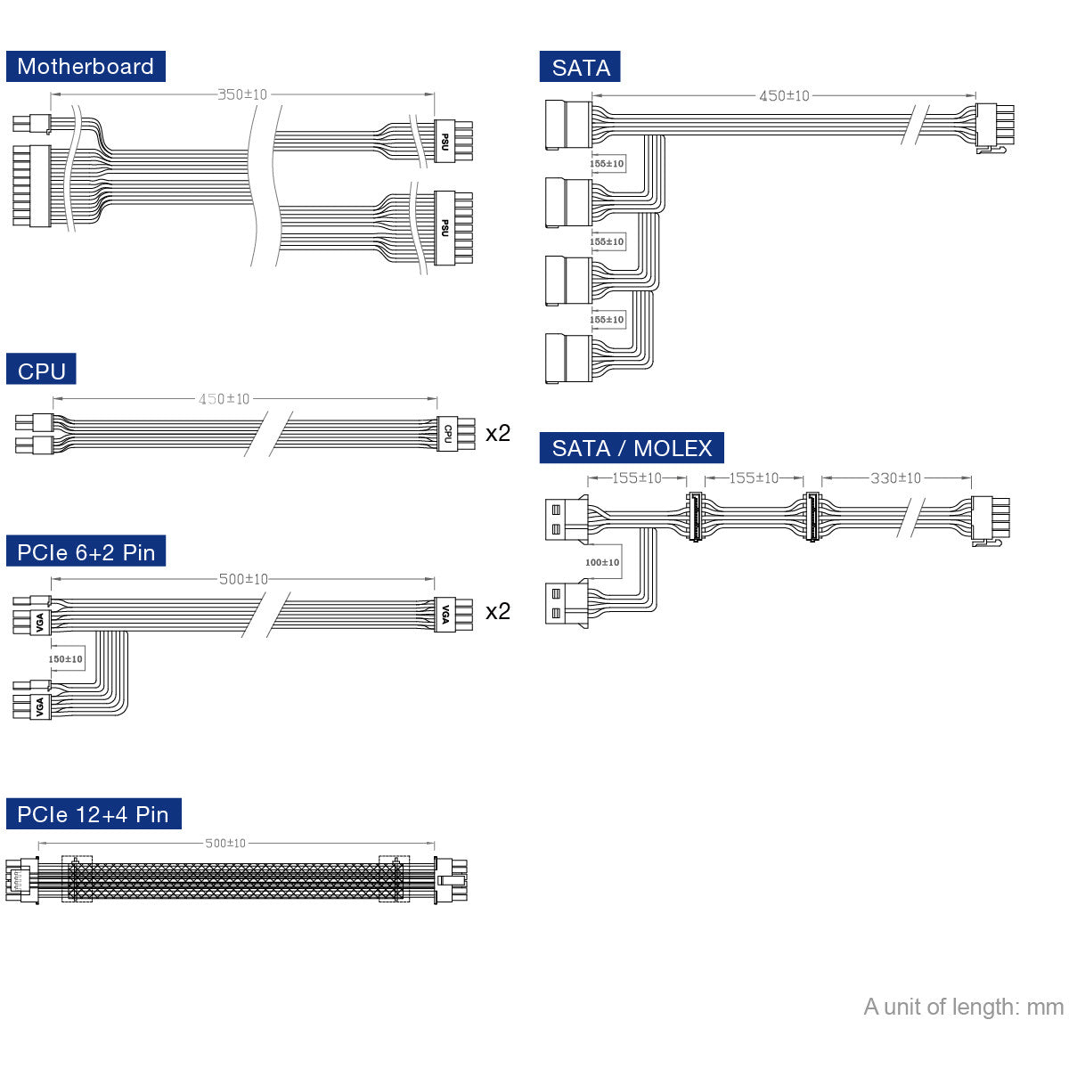 850W FSP DAGGER PRO 850 ATX 3.0 80+ Gold