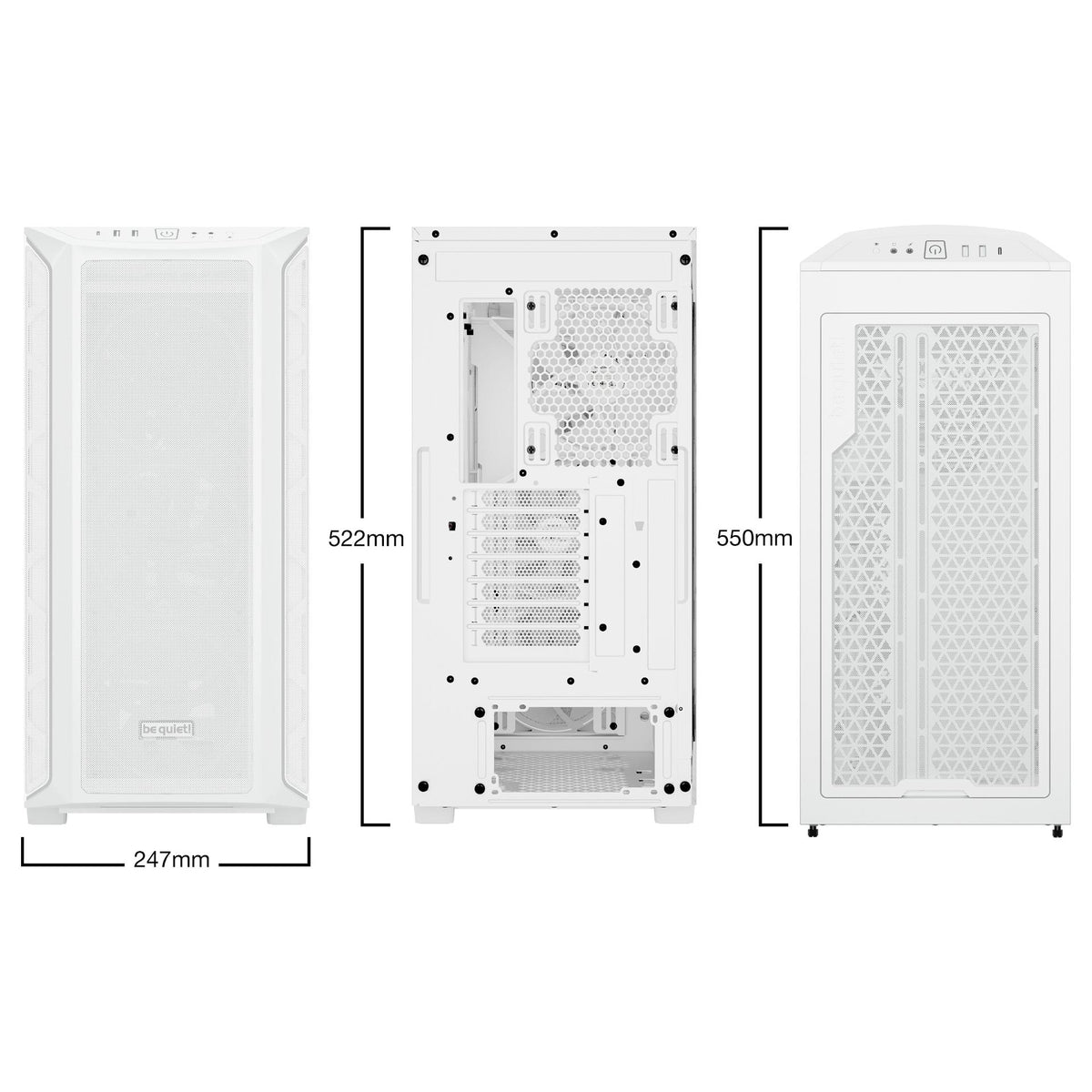 Midi be quiet! SHADOW BASE 800FX White