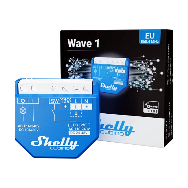 Shelly Relais "Wave 1" max 16A 1 Kanal Unterputz Z-Wave