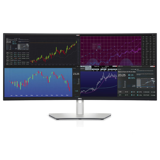 96,5cm/38" (3840x1600) Dell U3824DW UltraSharp Curved USB-C Hub Quad HD 8ms IPS Black Panel