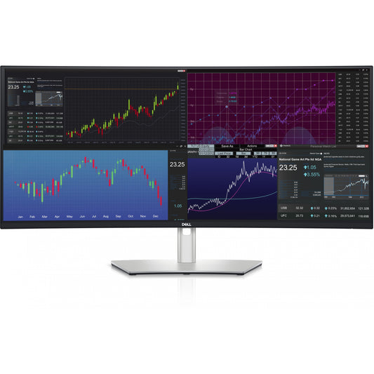 96,5cm/38" (3840x1600) Dell U3824DW UltraSharp Curved USB-C Hub Quad HD 8ms IPS Black Panel