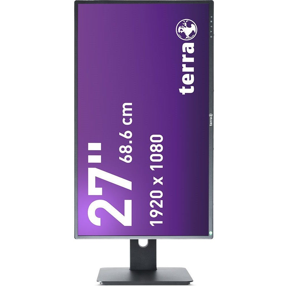 68,6cm/27'' (1920x1080) TERRA 2756W PV V3 16:9 5ms HDMI DVI DisplayPort VESA Pivot Speaker FullHD Black