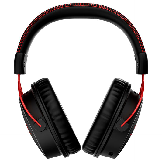 HP HyperX Cloud Alpha Wireless Gaming Headset - Virtual 7.1-Surround/DTS Headphone:X 2.0/Spatial Audio/Over-Ear - schwarz/rot