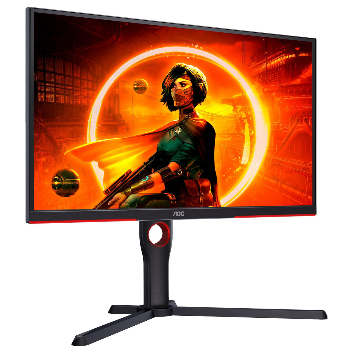 63,5cm/25" (1920x1080) AOC Gaming G3 25G3ZM/BK FHD WLED 240Hz 0,5ms HDMI DP Black/Red